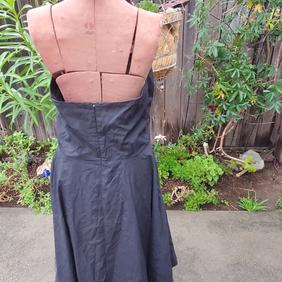Trashy Diva Black Backless Dress with Silver Accents - Picture 4 of 6